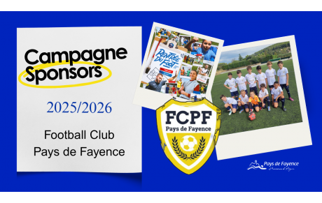 Soutenir le Club / Devenez Sponsor !